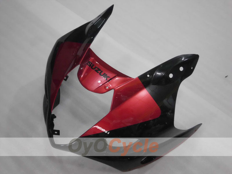 Kit de carénages injectés pour GSX R1000 03-04 - Rouge, Noir - Style d’origine #OYO87901861