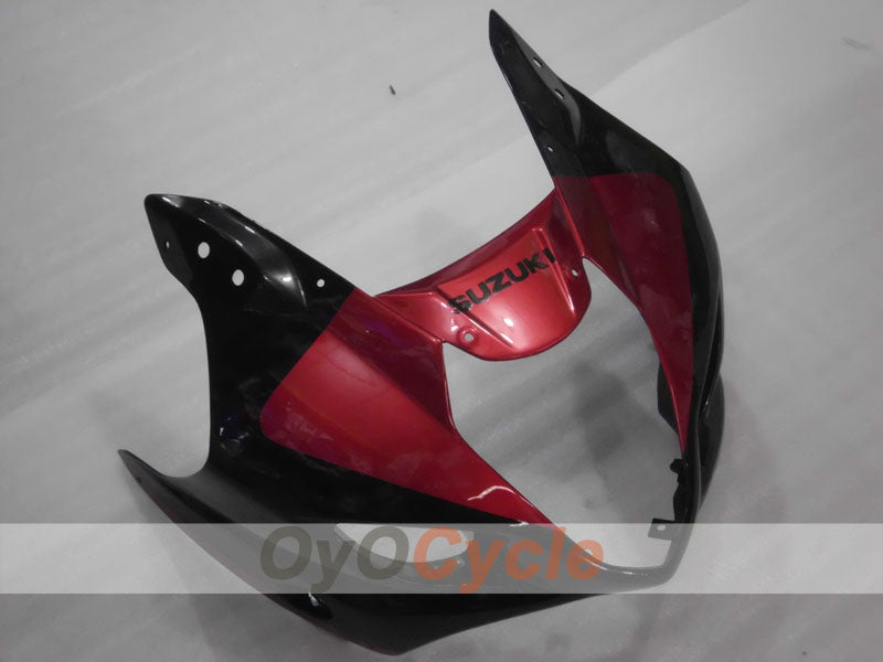 Kit de carénages injectés pour GSX R1000 03-04 - Rouge, Noir - Style d’origine #OYO87901861