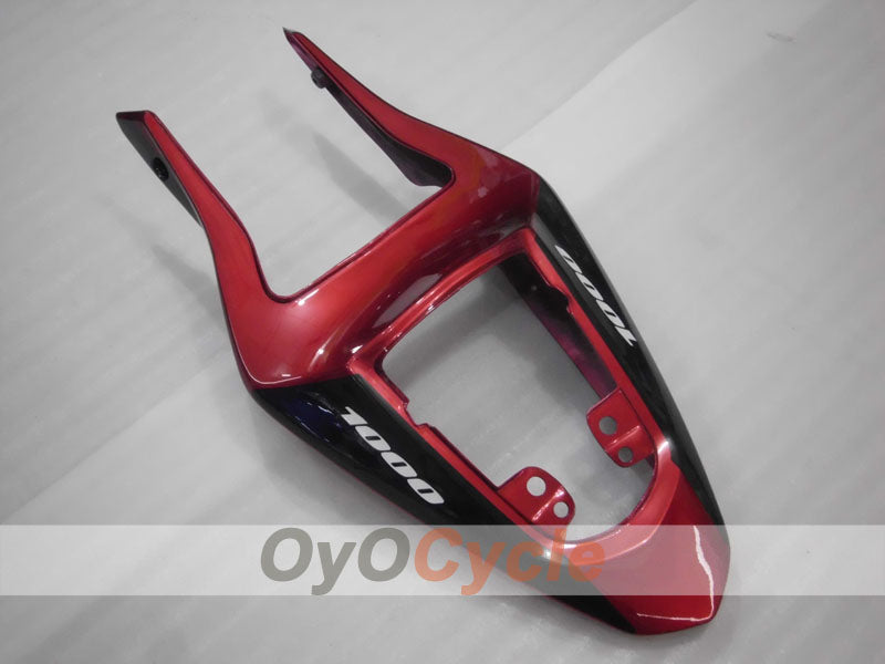 Kit de carénages injectés pour GSX R1000 03-04 - Rouge, Noir - Style d’origine #OYO87901861