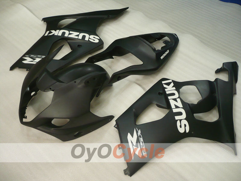 Kit de carénages injectés pour GSX R1000 03-04 - Noir, Mat - Style d’origine #OYO87901862
