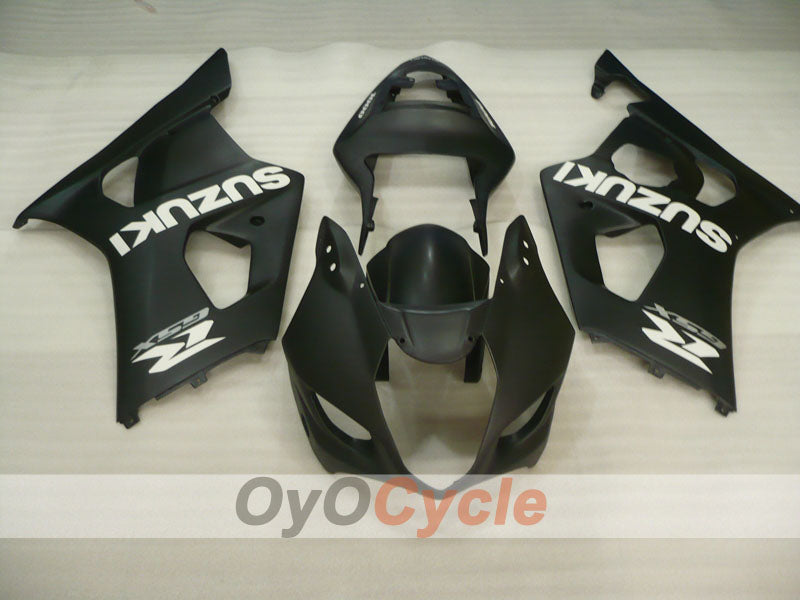 Kit de carénages injectés pour GSX R1000 03-04 - Noir, Mat - Style d’origine #OYO87901862