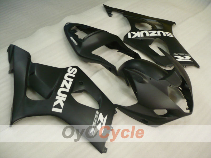 Kit de carénages injectés pour GSX R1000 03-04 - Noir, Mat - Style d’origine #OYO87901862