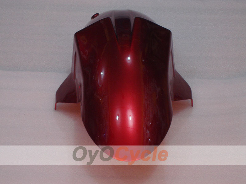 Kit de carénage à injection pour NINJA ZX-6R 05-06 - Rouge, Noir - Flamme #OYO87901867