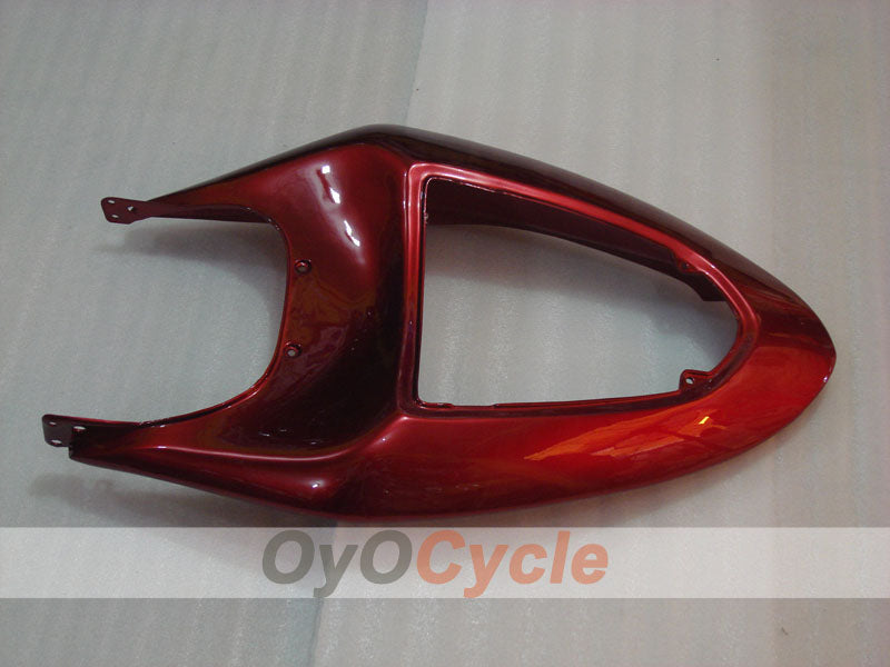 Kit de carénage à injection pour NINJA ZX-6R 05-06 - Rouge, Noir - Flamme #OYO87901867