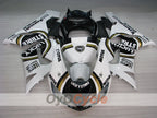 Kit de carénage à injection pour NINJA ZX-6R 05-06 - Blanc, Noir - Lucky Strike #OYO87901871