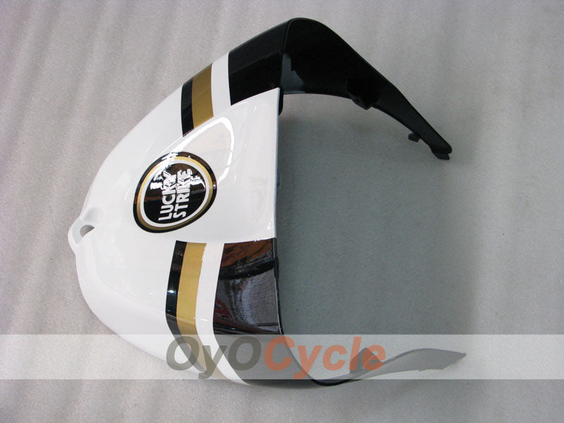 Kit de carénage à injection pour NINJA ZX-6R 05-06 - Blanc, Noir - Lucky Strike #OYO87901871