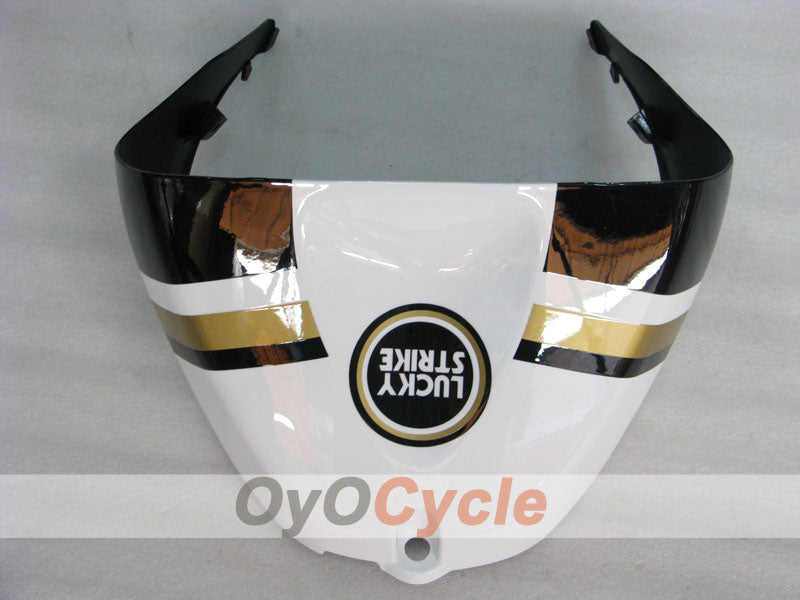 Kit de carénage à injection pour NINJA ZX-6R 05-06 - Blanc, Noir - Lucky Strike #OYO87901871
