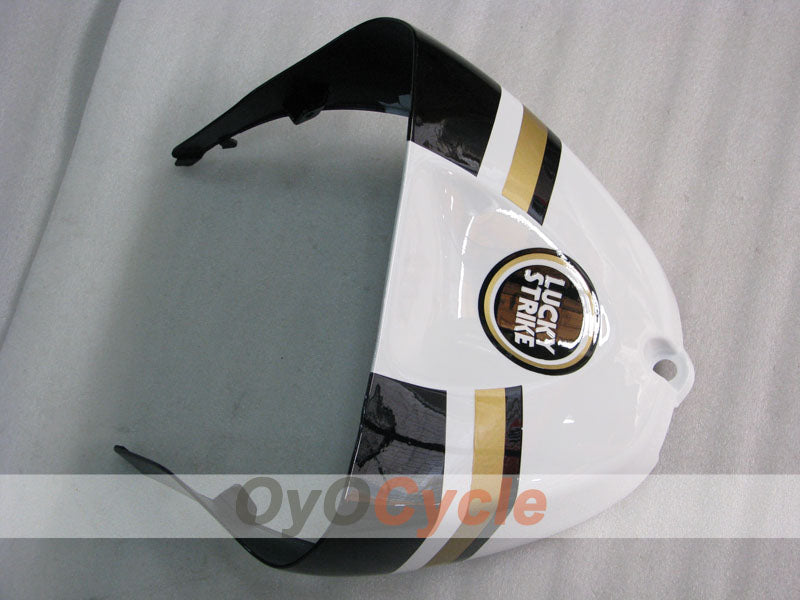 Kit de carénage à injection pour NINJA ZX-6R 05-06 - Blanc, Noir - Lucky Strike #OYO87901871