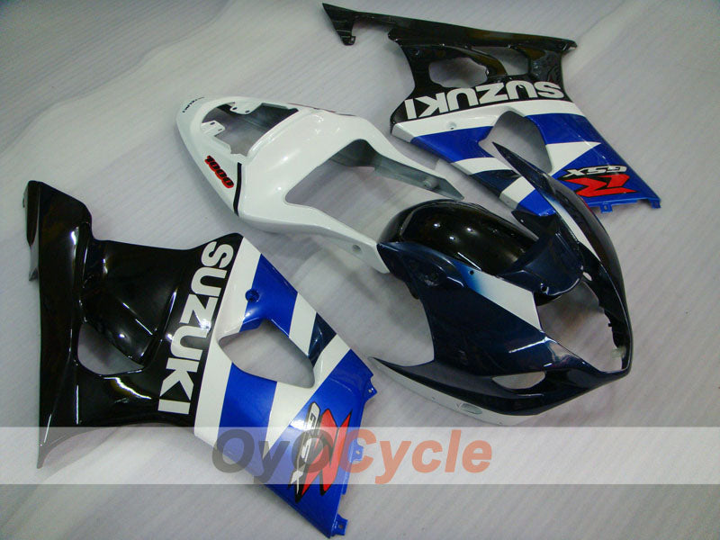 Kit de carénage à injection pour GSX R1000 03-04 - Blanc, Noir - Style d'origine #OYO87901874