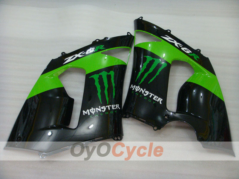 Carénage latéral gauche et droit pour Kawasaki Ninja ZX-6R 05-06 #OYO87913112