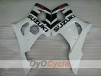Kit de carénage à injection pour GSX R1000 03-04 - Blanc, Noir - Style d'origine #OYO87901880