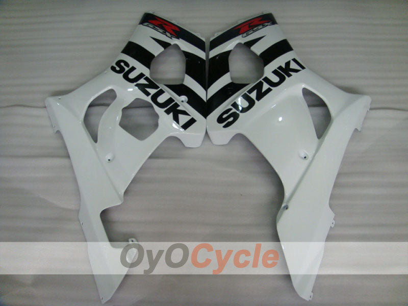 Kit de carénage à injection pour GSX R1000 03-04 - Blanc, Noir - Style d'origine #OYO87901880