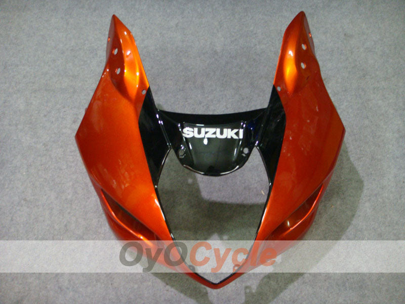 Kit de carénages à injection pour GSX R1000 03-04 - Orange, Noir - Style usine #OYO87901886