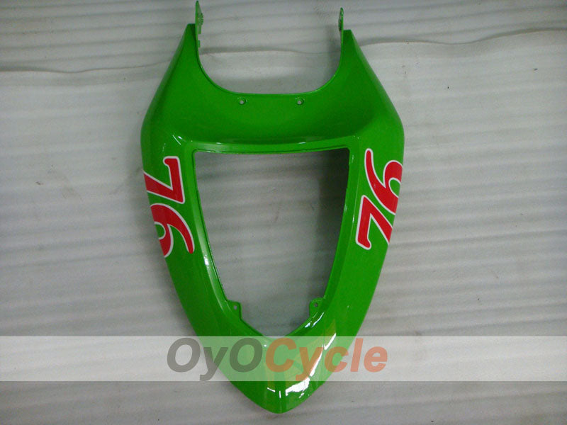 Kit de carénages à injection pour NINJA ZX-6R 05-06 - Vert, Noir - Nakano #OYO87901889
