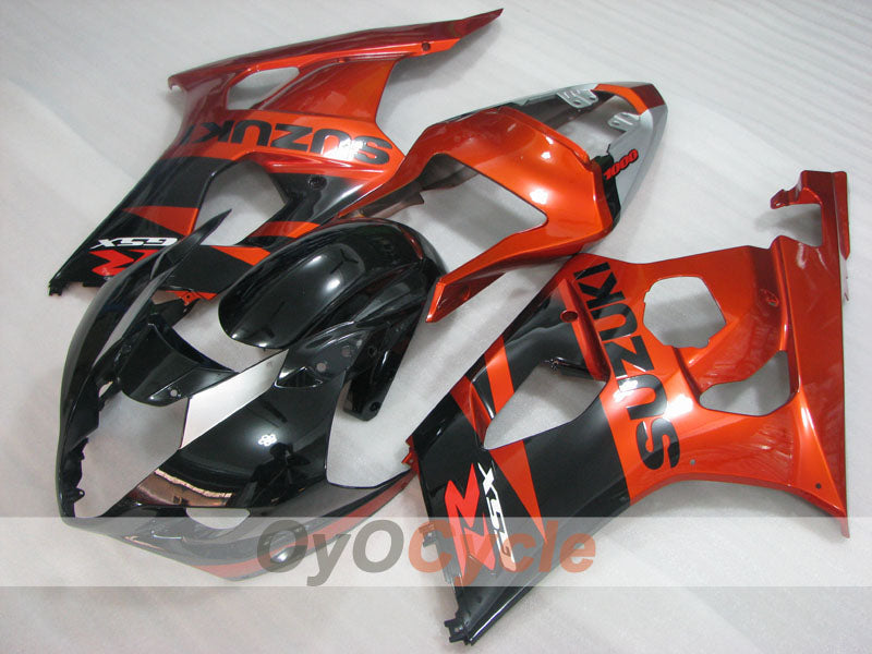 Kit de carénages à injection pour GSX R1000 03-04 - Orange, Noir - Style d'usine #OYO87901893