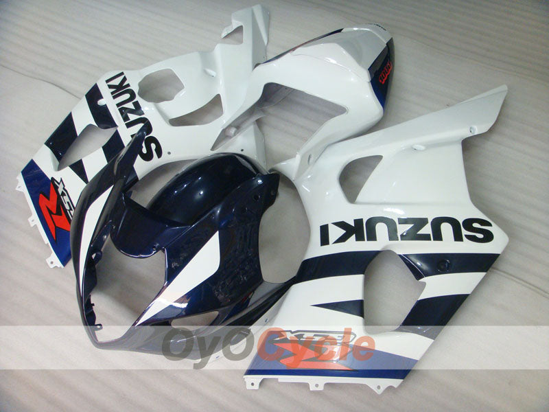Kit de carénages à injection pour GSX R1000 03-04 - Bleu, Blanc - Style d'usine #OYO87901895