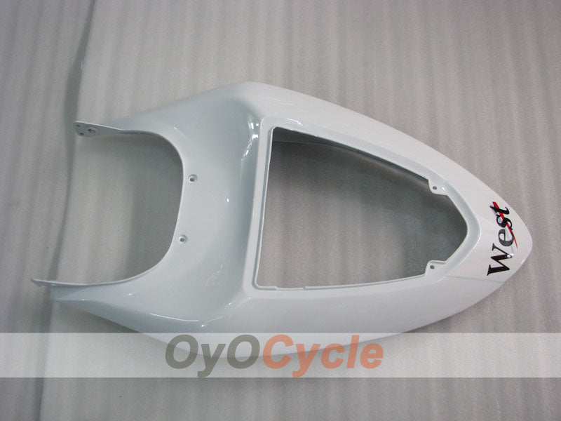 Kit de carénages à injection pour NINJA ZX-6R 05-06 - Blanc, Noir - West #OYO87901897
