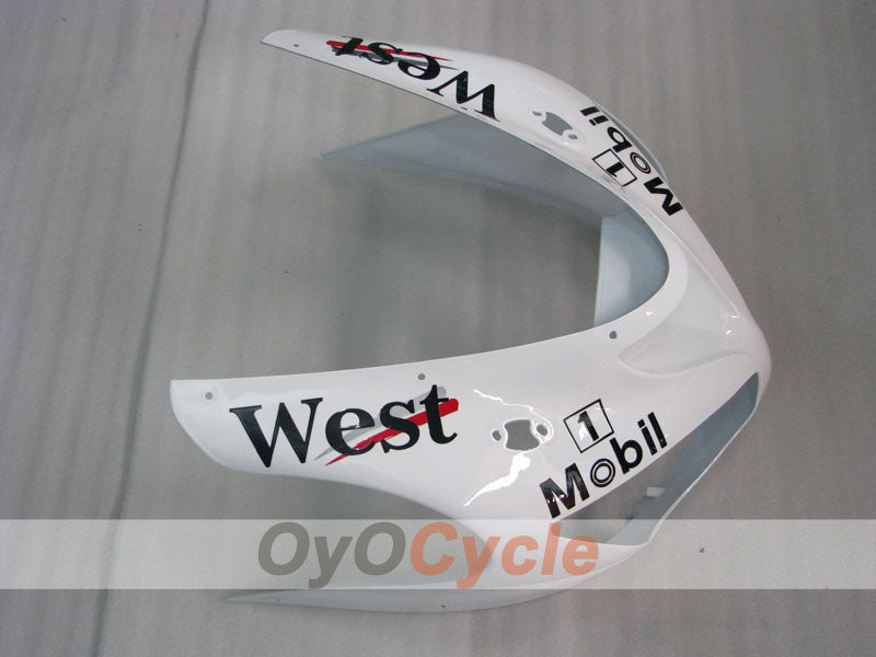 Kit de carénages à injection pour NINJA ZX-6R 05-06 - Blanc, Noir - West #OYO87901897