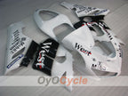 Kit de carénages à injection pour NINJA ZX-6R 05-06 - Blanc, Noir - West #OYO87901897