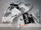 Kit de carénages à injection pour NINJA ZX-6R 05-06 - Blanc, Noir - West #OYO87901897