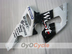 Kit de carénages à injection pour NINJA ZX-6R 05-06 - Blanc, Noir - West #OYO87901897