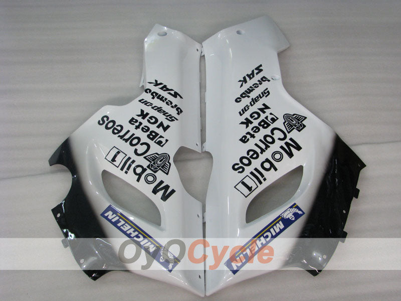 Kit de carénages à injection pour NINJA ZX-6R 05-06 - Blanc, Noir - West #OYO87901897