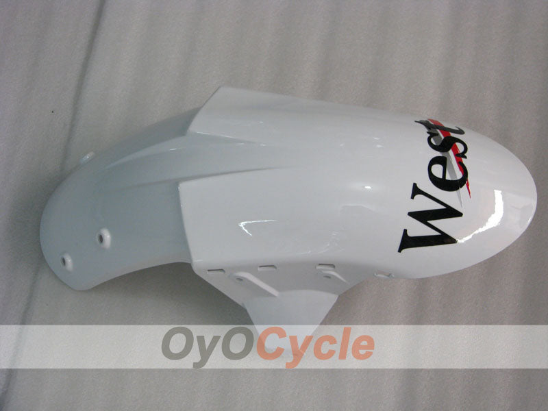 Kit de carénages à injection pour NINJA ZX-6R 05-06 - Blanc, Noir - West #OYO87901897