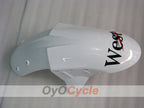 Kit de carénages à injection pour NINJA ZX-6R 05-06 - Blanc, Noir - West #OYO87901897