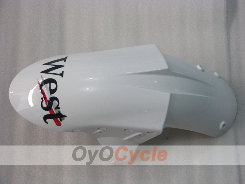 Kit de carénages à injection pour NINJA ZX-6R 05-06 - Blanc, Noir - West #OYO87901897