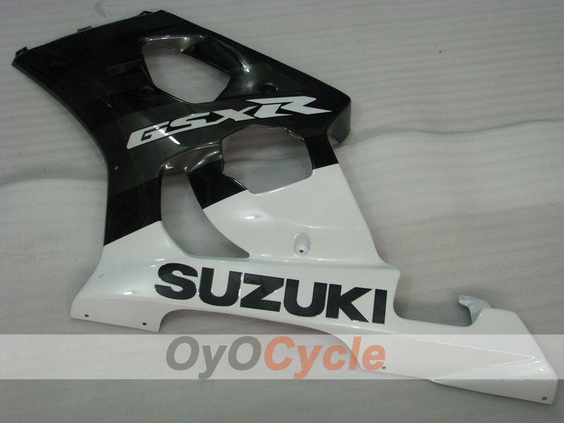 Kit de carénages injectés pour GSX R1000 03-04 - Blanc, Noir - Style d’origine #OYO87901907