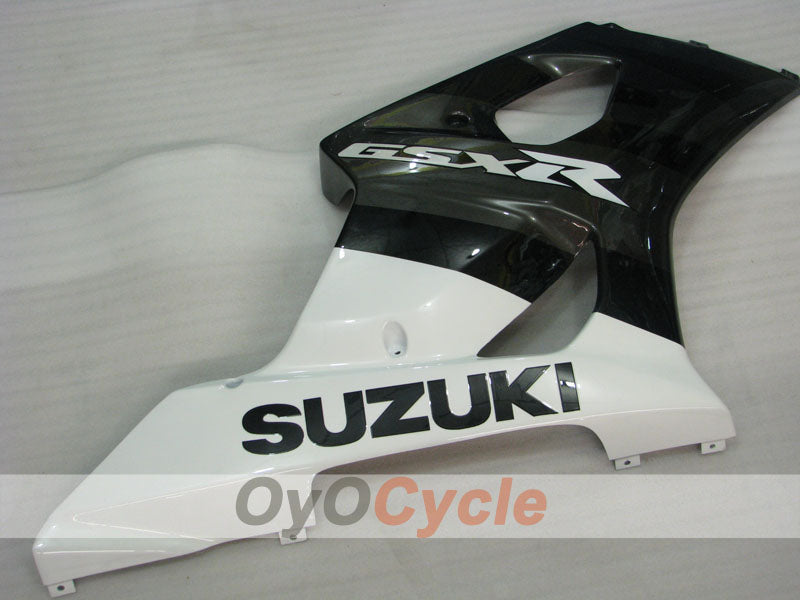 Kit de carénages injectés pour GSX R1000 03-04 - Blanc, Noir - Style d’origine #OYO87901907