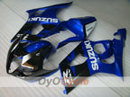 Kit de carénages injectés pour GSX R1000 03-04 - Bleu, Noir - Style d’origine #OYO87901909