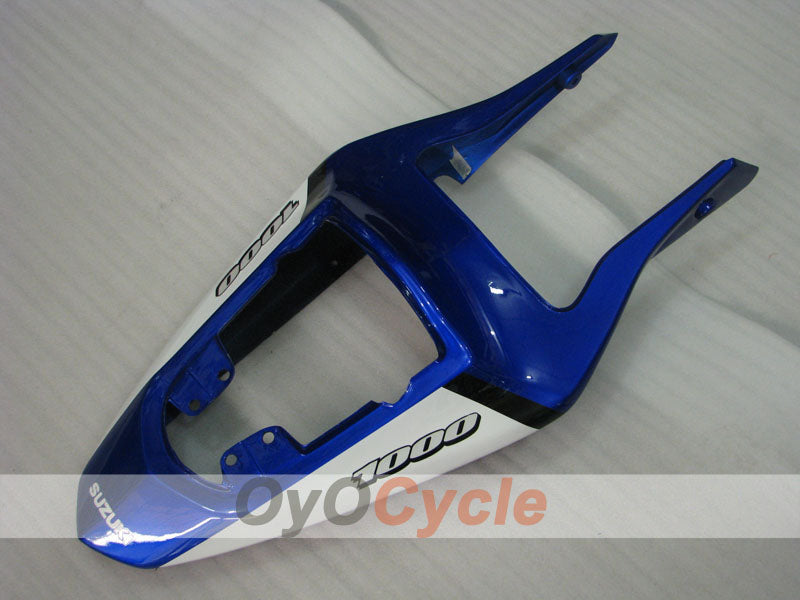 Kit de carénages injectés pour GSX R1000 03-04 - Bleu, Noir - Style d’origine #OYO87901909