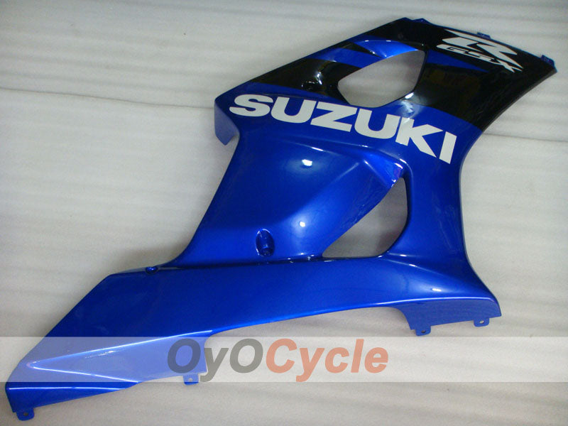 Kit de carénages injectés pour GSX R1000 03-04 - Bleu, Noir - Style d’origine #OYO87901909