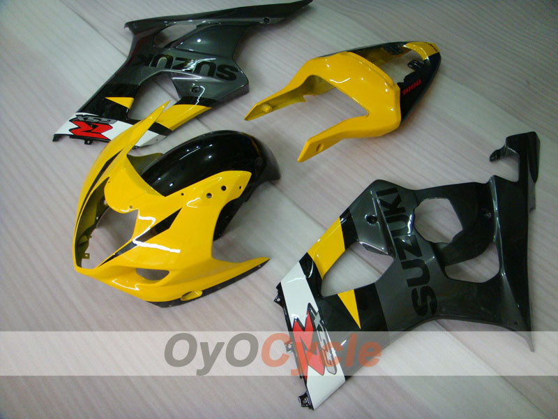 Kit de carénages injectés pour GSX R1000 03-04 - Jaune, Noir - Style d’origine #OYO87901912