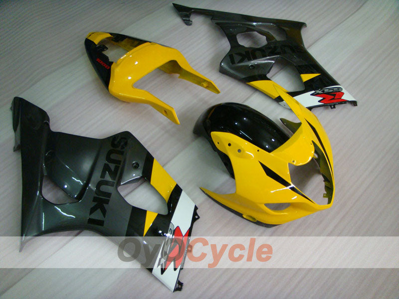 Kit de carénages injectés pour GSX R1000 03-04 - Jaune, Noir - Style d’origine #OYO87901912