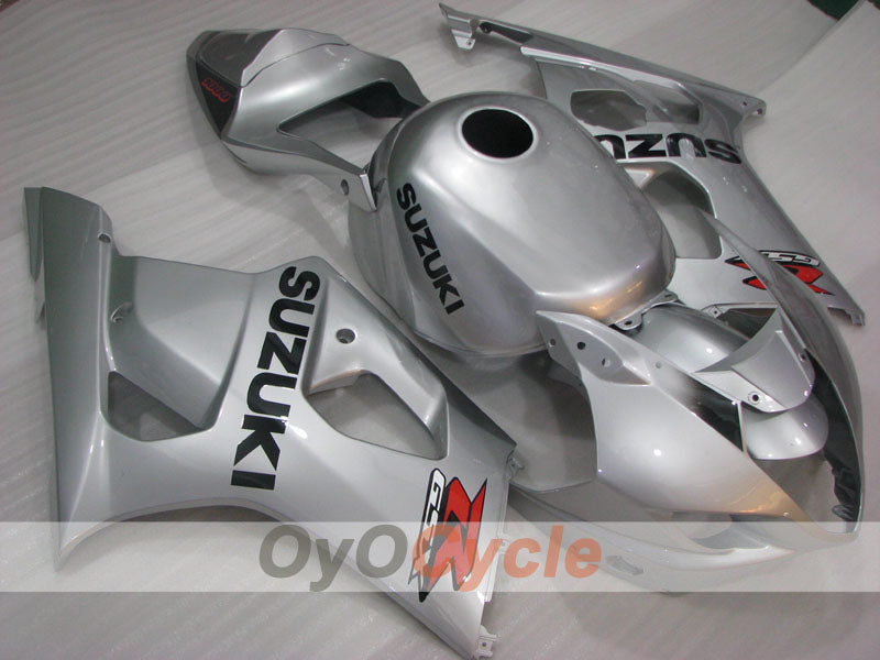 Kit de carénages injectés pour GSX R1000 03-04 - Noir, Argent - Style d’origine #OYO87901913