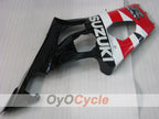 Kit de carénages injectés pour GSX R1000 03-04 - Rouge, Blanc - Style d’origine #OYO87901915