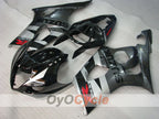 Kit de carénages injectés pour GSX R1000 03-04 - Noir, Gris - Style d’origine #OYO87901917