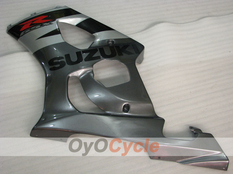 Kit de carénages injectés pour GSX R1000 03-04 - Noir, Gris - Style d’origine #OYO87901917
