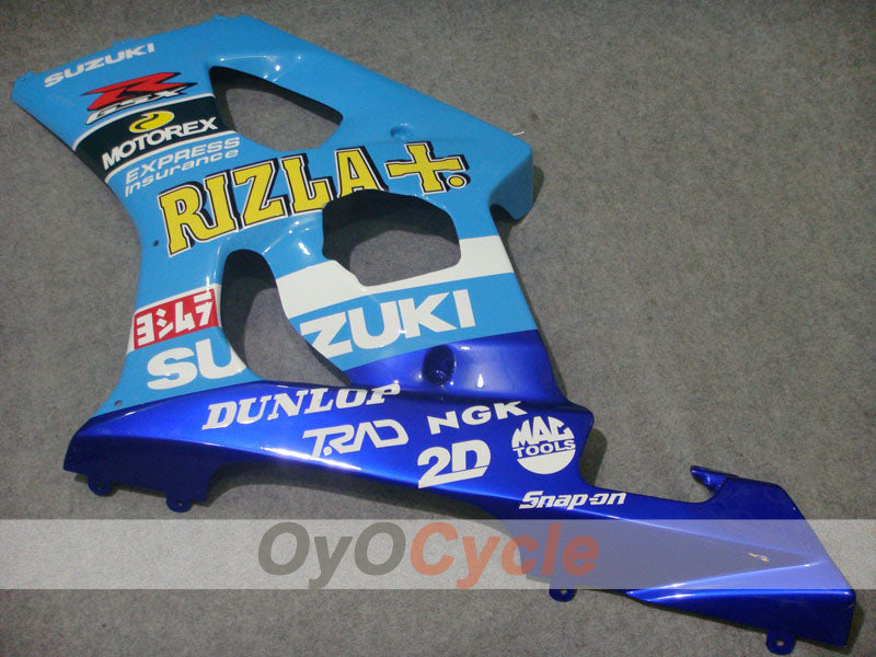 Carénage latéral gauche et droit pour Suzuki 03-04 GSXR1000 #OYO87910506