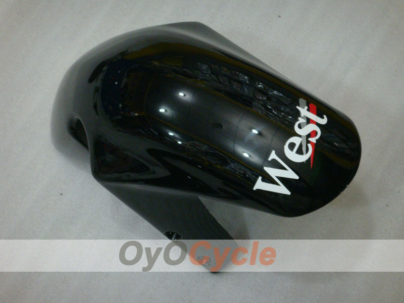 Kit de carénage à injection pour GSX R1000 03-04 - Blanc, noir - West #OYO87901926