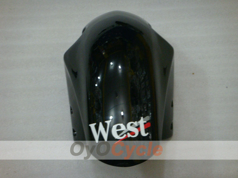 Kit de carénage à injection pour GSX R1000 03-04 - Blanc, noir - West #OYO87901926