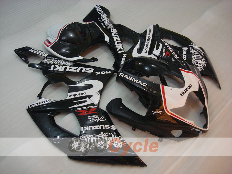 Kit de carénage à injection pour GSX R1000 05-06 - Blanc, noir - Beacon #OYO87901928 Image principale du produit