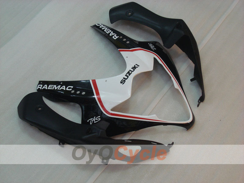 Kit de carénage à injection pour GSX R1000 05-06 - Blanc, noir - Beacon #OYO87901928