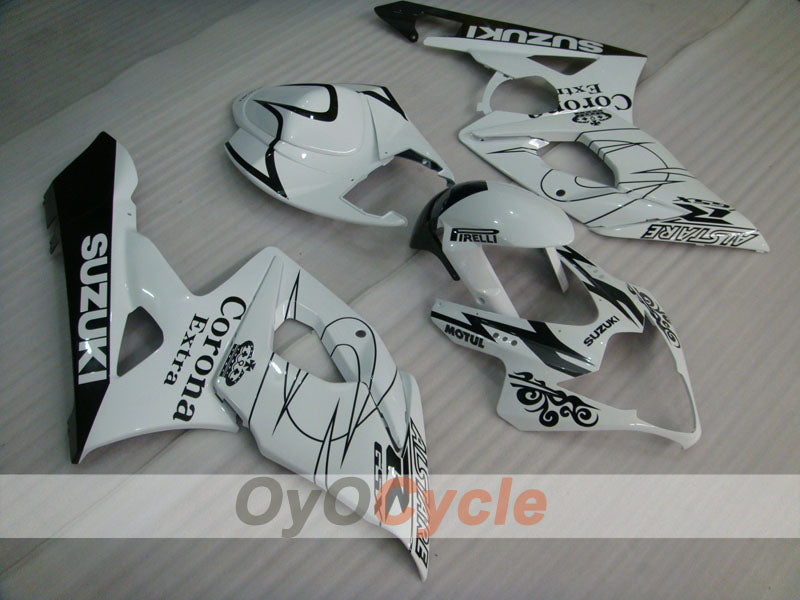 Kit de carénage à injection pour GSX R1000 05-06 - Blanc, noir - Corona, MOTUL #OYO87901945