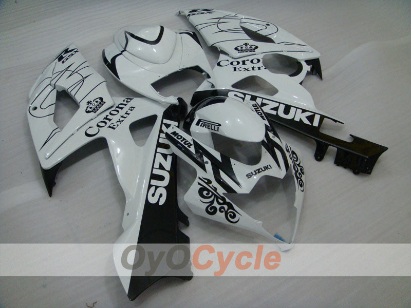 Kit de carénage à injection pour GSX R1000 05-06 - Blanc, noir - Corona, MOTUL #OYO87901946 Image principale du produit