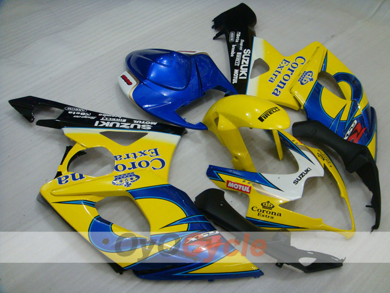 Kit de carénage à injection pour GSX R1000 05-06 - Jaune, bleu - Corona, MOTUL #OYO87901948 Image principale du produit