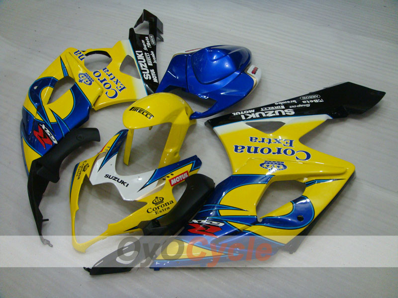 Kit de carénage à injection pour GSX R1000 05-06 - Jaune, bleu - Corona, MOTUL #OYO87901948