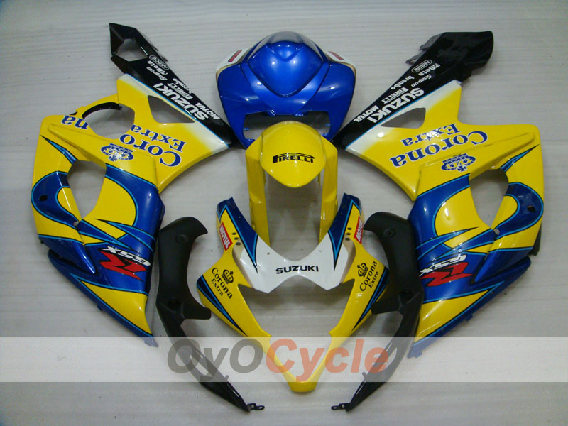Kit de carénage à injection pour GSX R1000 05-06 - Jaune, bleu - Corona, MOTUL #OYO87901948 Image secondaire du produit